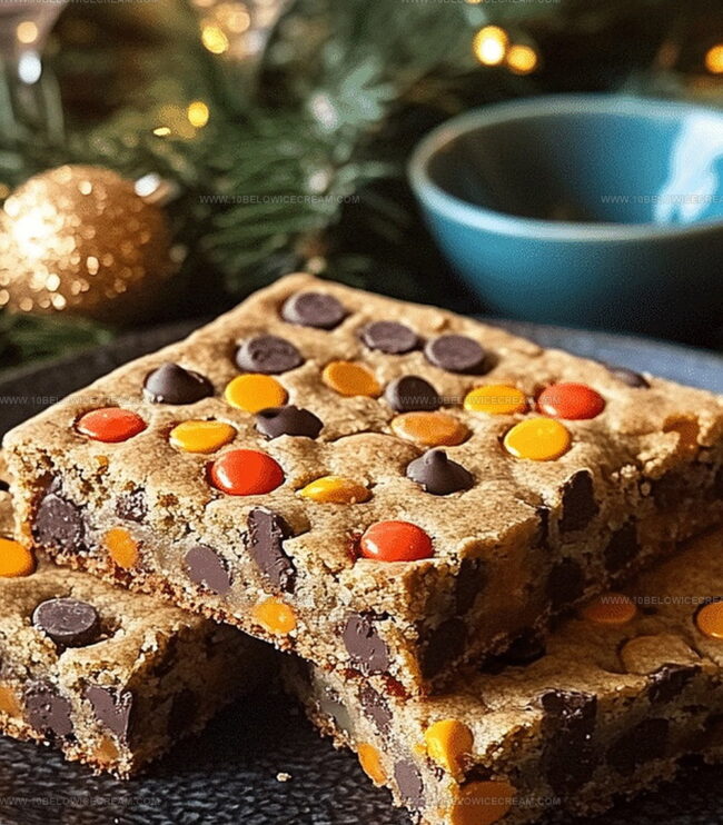 How To Make Reeses Pieces Chocolate Chip Cookie Bars