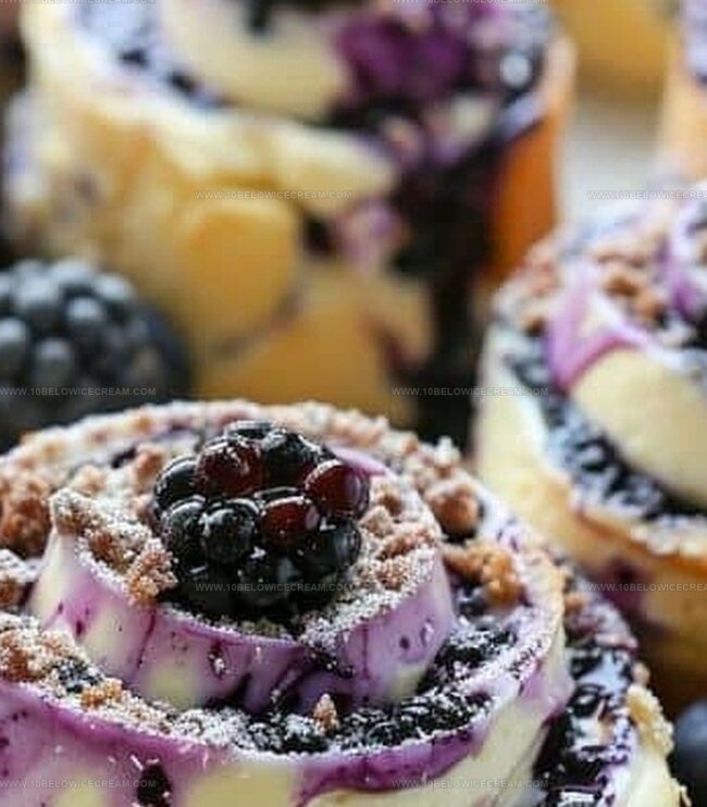 Instructions to Make Blueberry Cheesecake Rolls