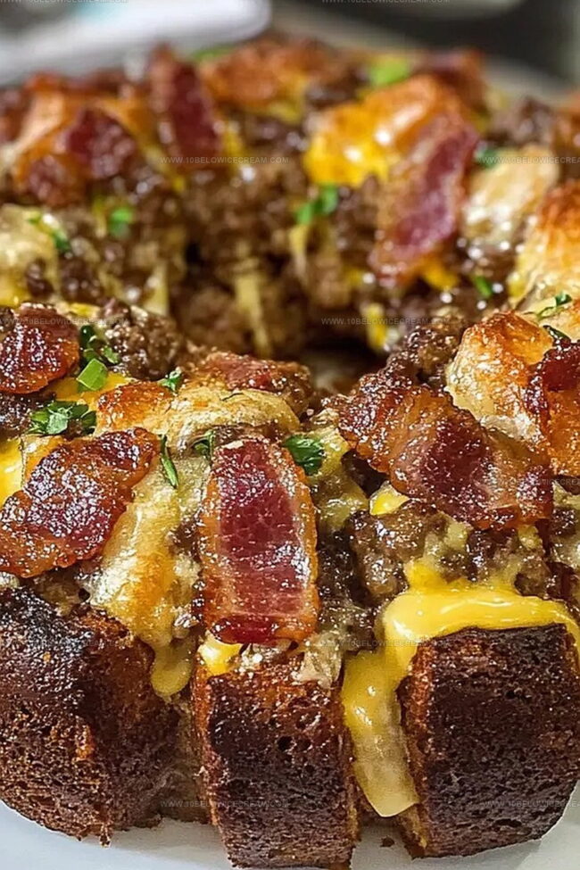 Steps To Make Bacon Cheeseburger Monkey Bread