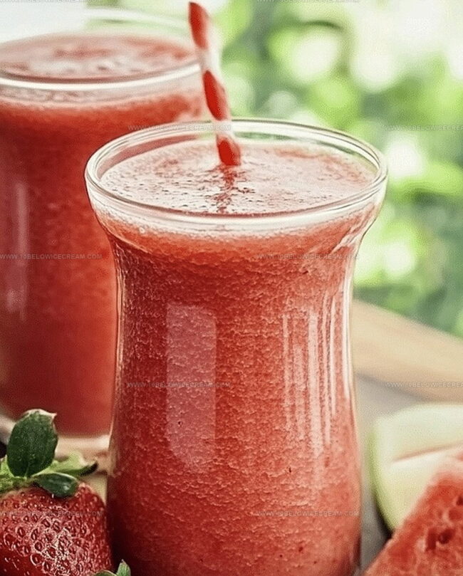 Why Refreshing Watermelon Strawberry Smoothie Is So Cool And Fruity