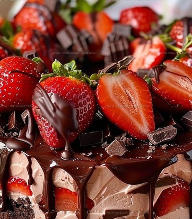 Step-by-Step Chocolate Strawberry Cheesecake Instructions