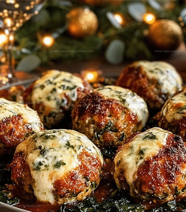 How To Make Mozzarella-Stuffed Spinach Meatballs