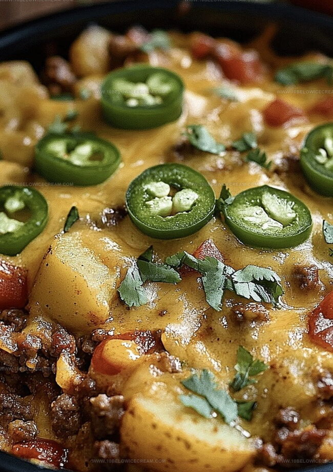 How To Assemble Taco Potato Casserole