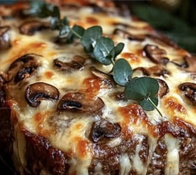 Steps To Make Bacon Mushroom Swiss Cheese Meatloaf
