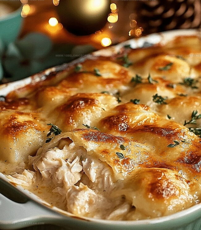 How To Make Chicken Alfredo Pierogi Casserole