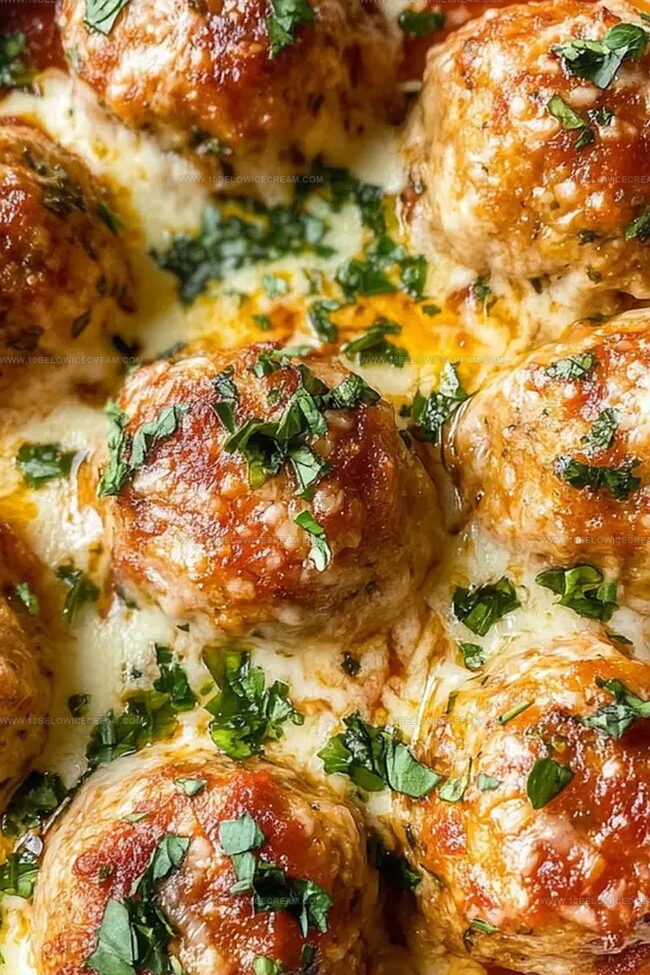Step-By-Step For Baked Turkey Meatballs In Marinara Sauce Easy And Delicious Recipe