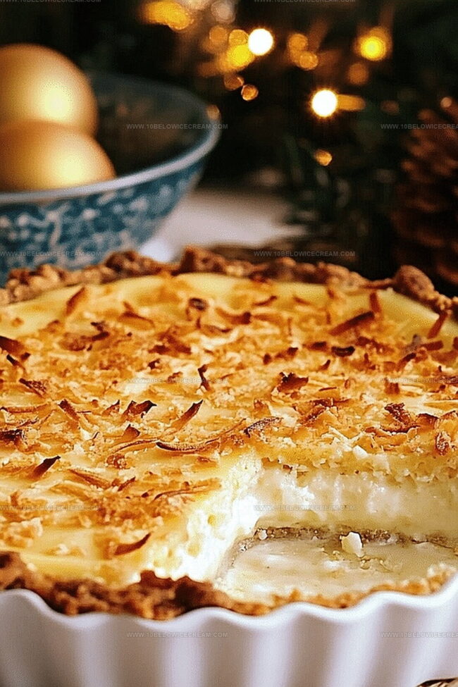 Why Coconut Egg Custard Pie Is A Classic Favorite