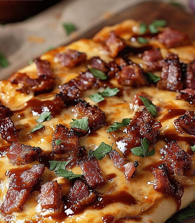 How To Make BBQ Bacon Cheeseburger Flat Bread Melts