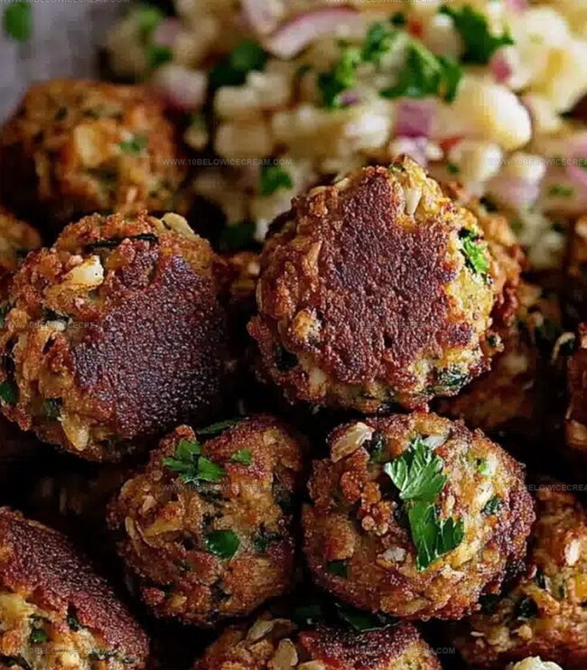 How To Shape And Fry Falafel