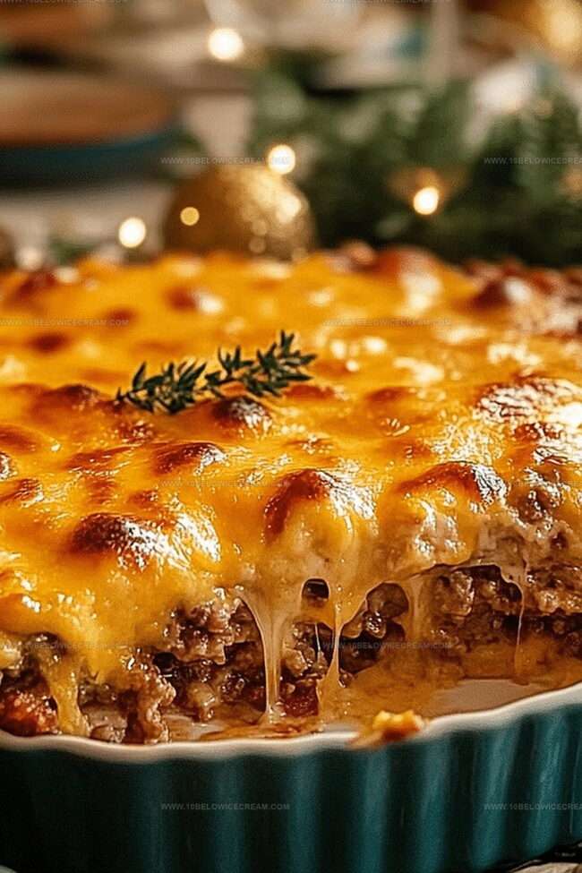 Why Cheeseburger Casserole Is Comfort In A Dish