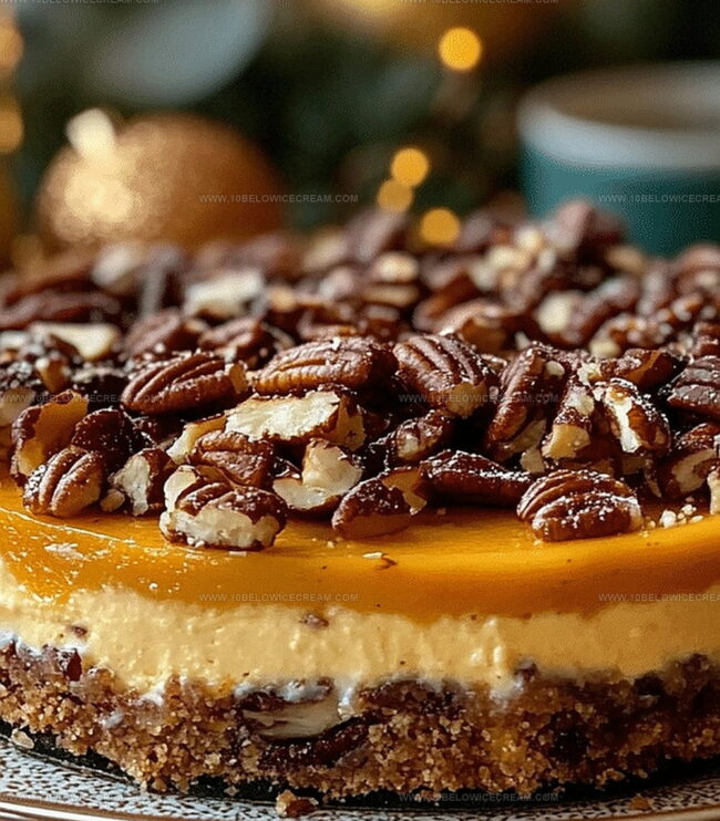 How To Make Luscious Pumpkin Pecan Streusel Cheesecake