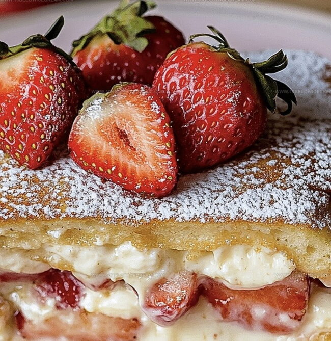 Step-by-Step for Strawberry Cream Cheese Stuffed French Toast Bake