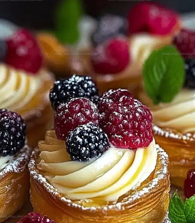 How To Make Berry Custard Pastries With Italian Crema Pasticcera