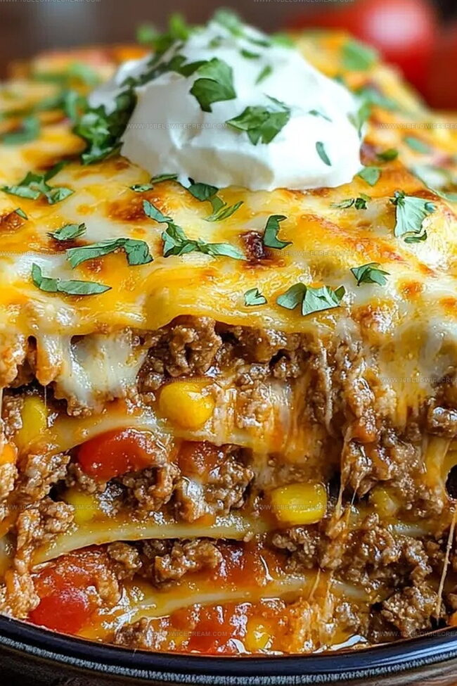 How To Make Mexican Lasagna Beef Recipe
