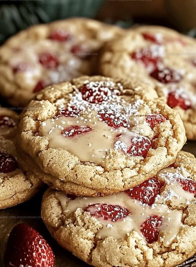 Reasons To Crave Irresistible Strawberry Cheesecake Cookies