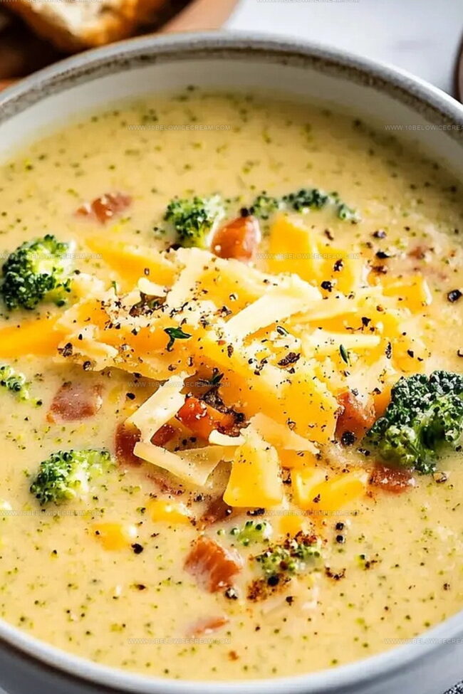 Steps To Make Creamy Broccoli Cheddar Soup