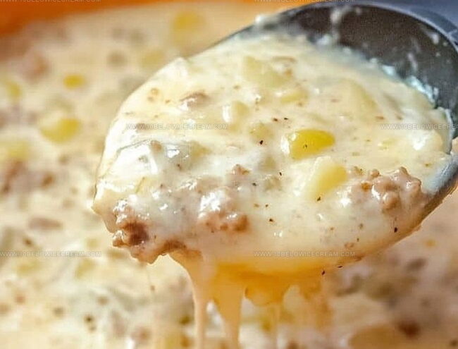 How to Prepare Cheesy Hamburger Potato Soup Recipe