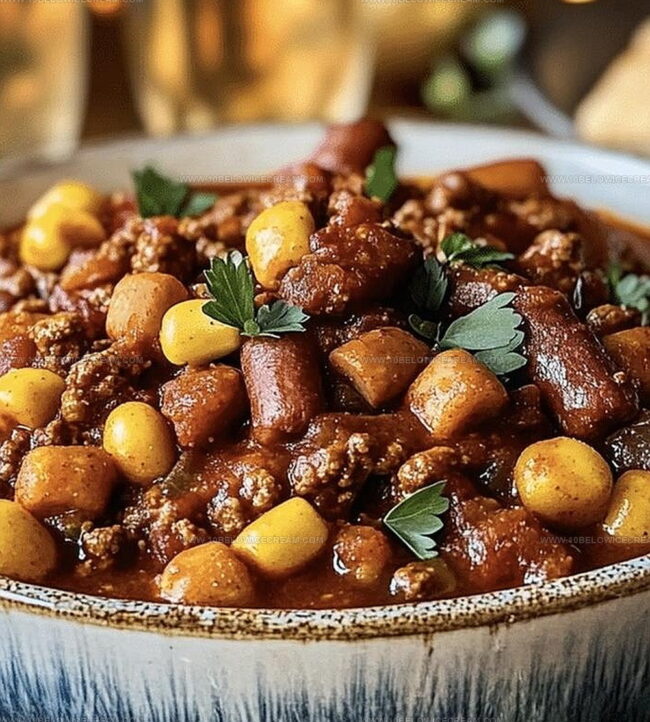 How To Make Crockpot Hot Dog Chili Hands-Free