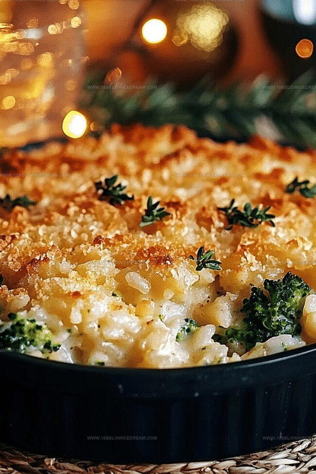 Why Broccoli Rice Casserole Is Always A Family Favorite