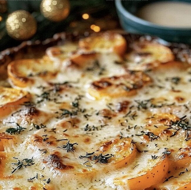 Instructions for Creamy Gruyere Potato Gratin