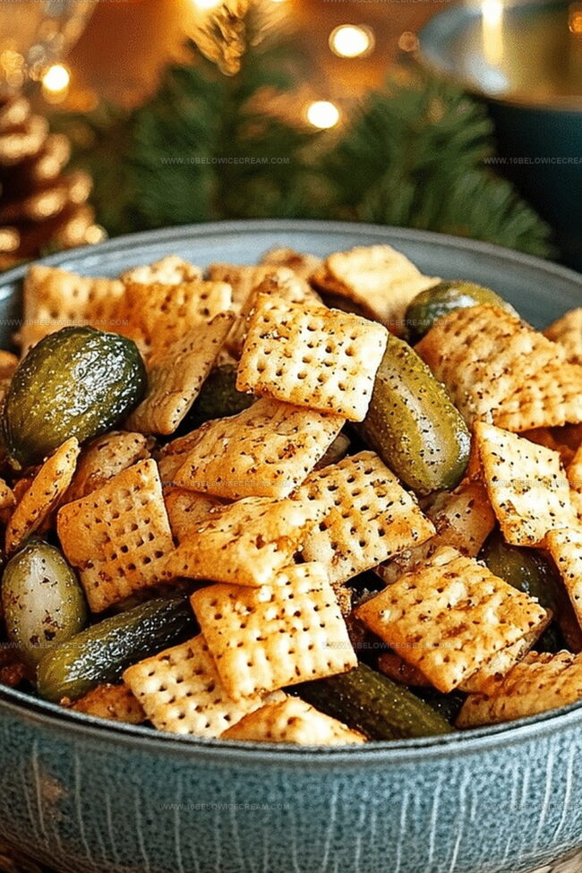 Why Dill Pickle Chex Mix Is So Addicting