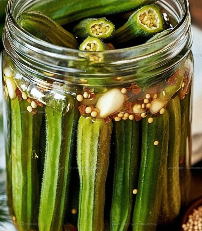Steps To Make Southern Charm Pickled Okra Bites