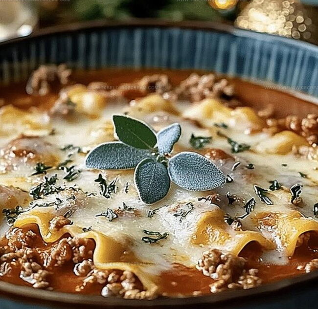 Fall in Love With Traditional Lasagna Soup All Over Again