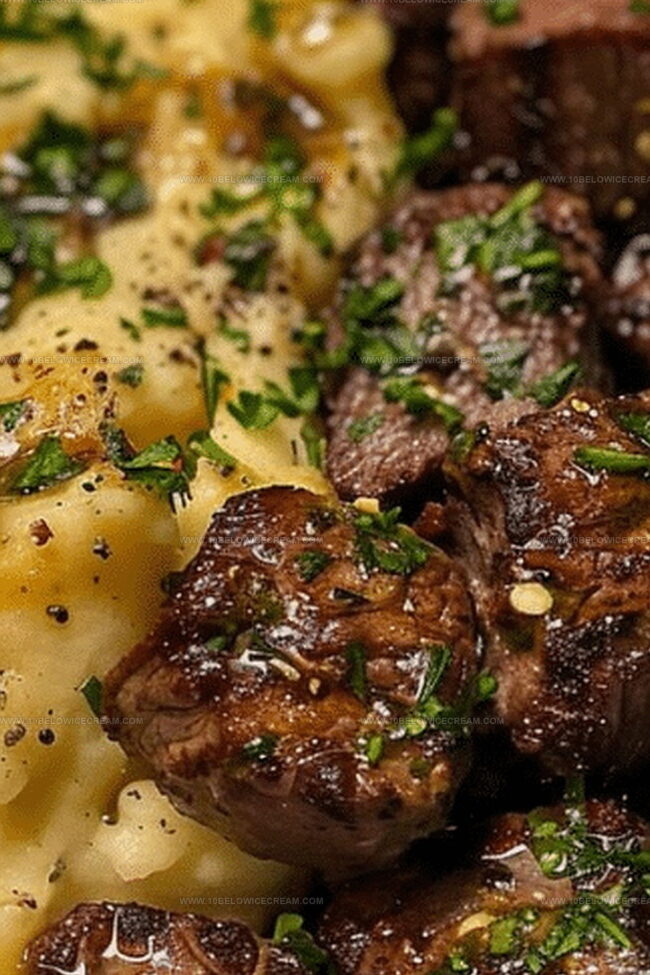 What Makes Garlic Butter Steak Bites And Mash Special
