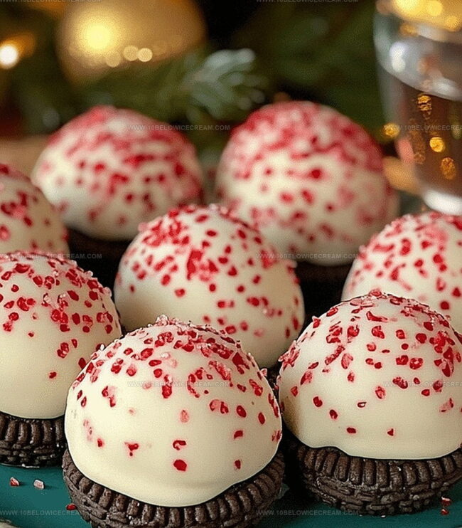How To Make Peppermint Oreo Cookie Balls Step By Step