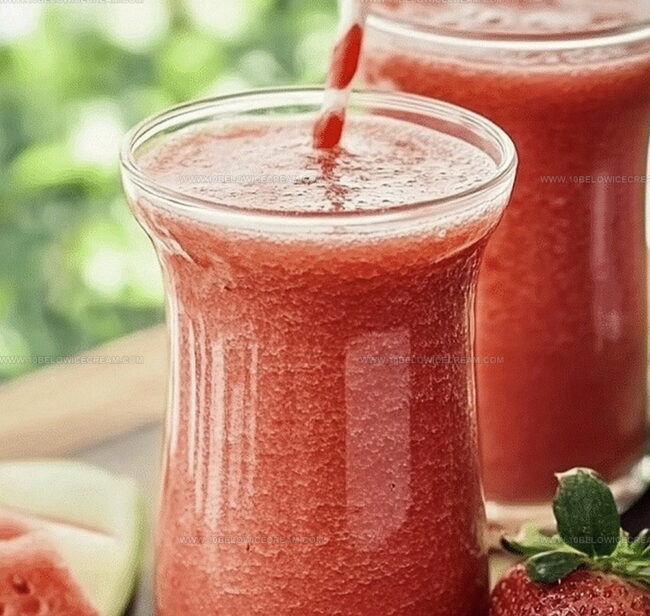 How To Blend Refreshing Watermelon Strawberry Smoothie