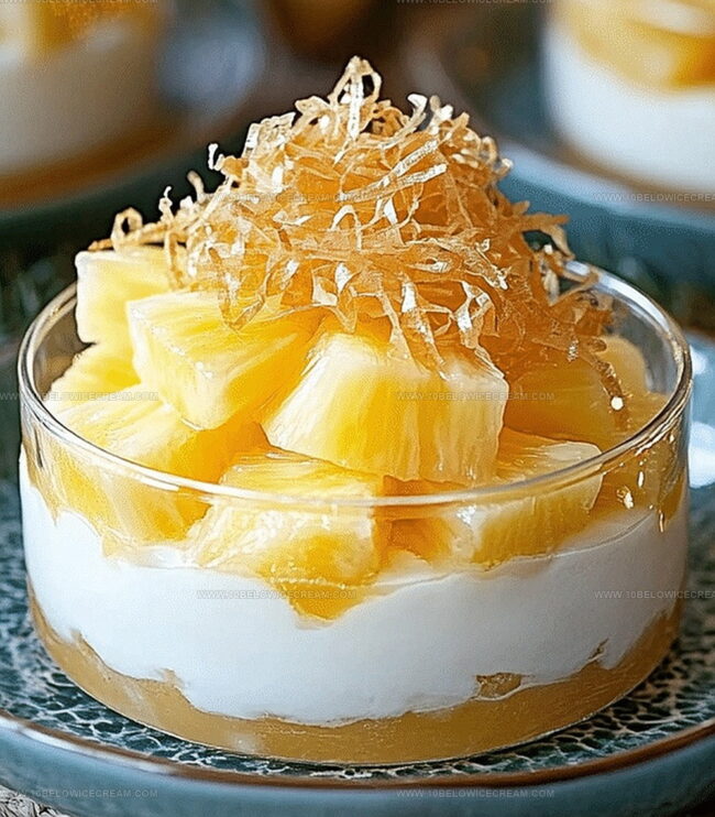 How To Prepare No-Bake Pineapple Cream Dessert
