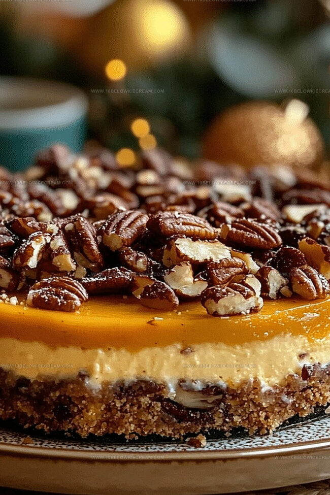 Why Luscious Pumpkin Pecan Streusel Cheesecake Is A Fall Favorite