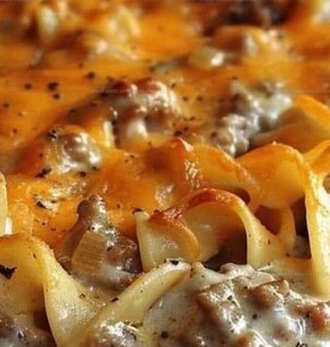 Instructions for Sour Cream Noodle Bake