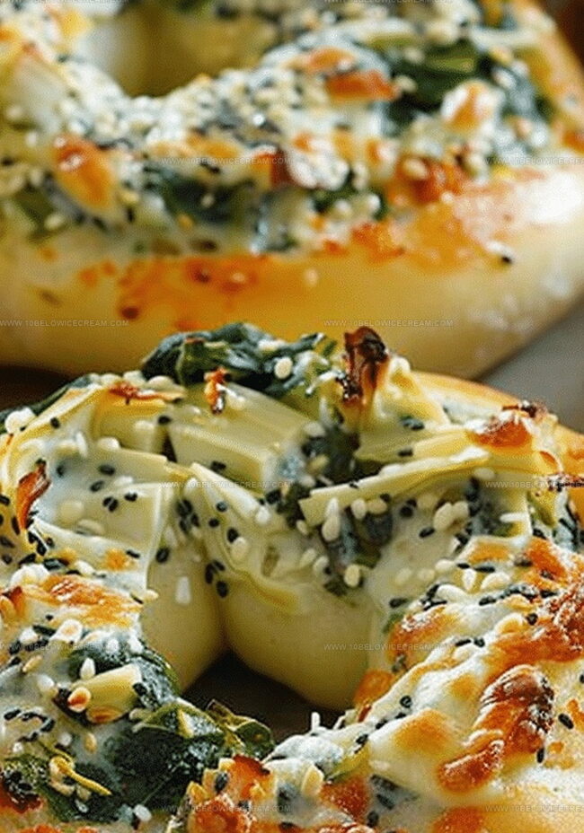How To Prepare Spinach Artichoke Bagel Melts