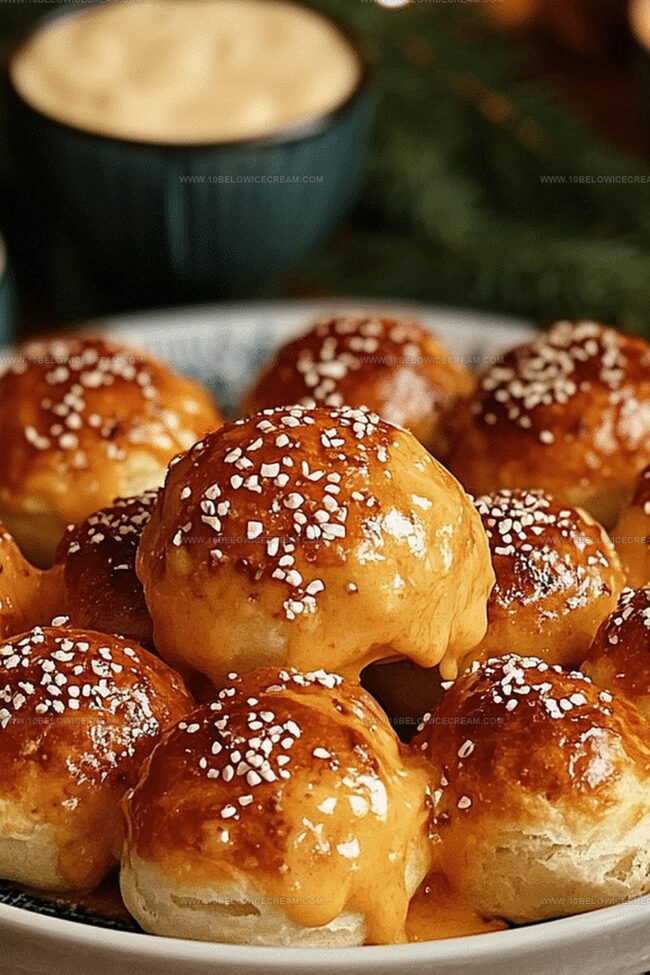 What Makes PRETZEL BITES with CHEDDAR CHEESE SAUCE So Tasty