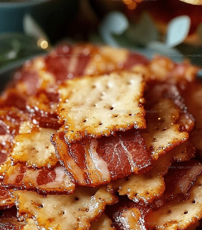 How to Make Bacon Crackers in Simple Steps