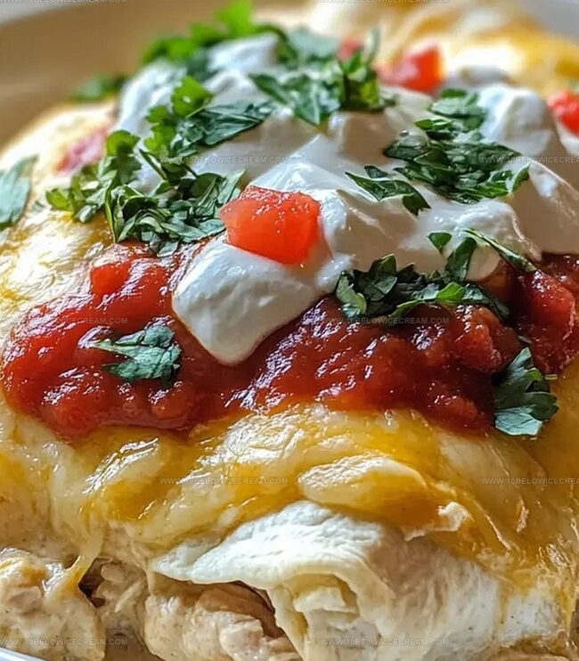 Store Creamy Chicken Enchiladas Easily