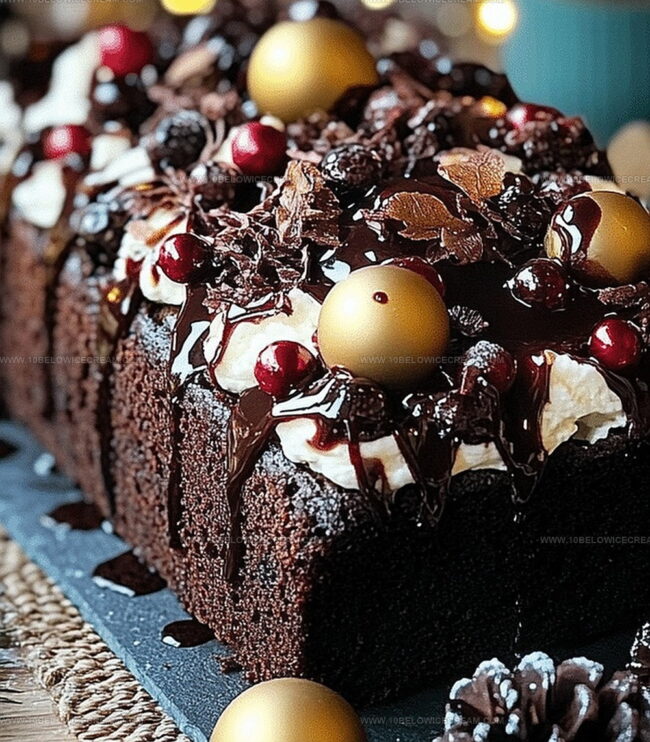 How To Make Black Forest Loaf Cake