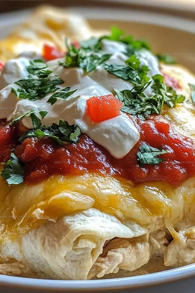 How To Cook Creamy Chicken Enchiladas In The Slow Cooker