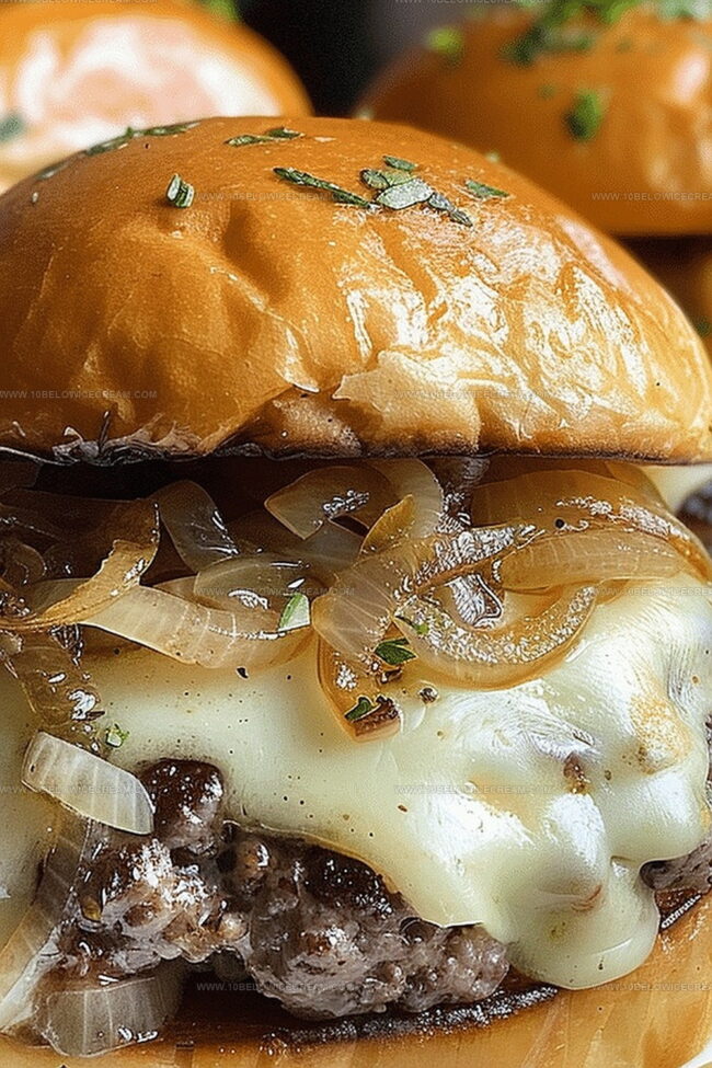 Why French Onion Soup Burgers Are a Must-Try