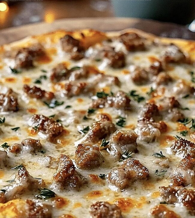 How To Build Sausage Gravy Breakfast Pizza Fast