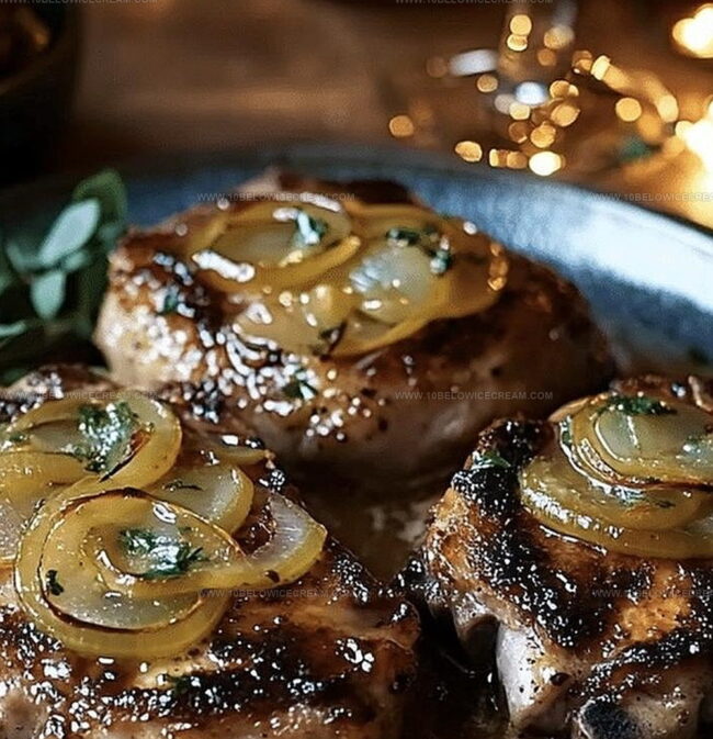 Cooking Smothered French Onion Pork Chops