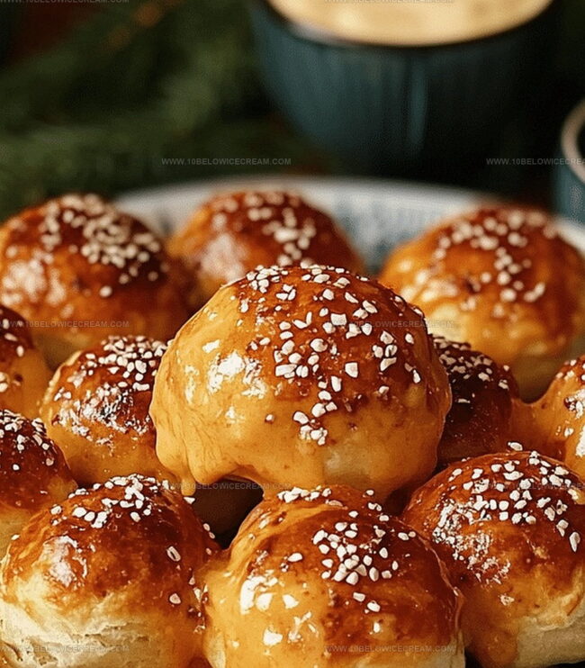 Easy Prep For PRETZEL BITES with CHEDDAR CHEESE SAUCE