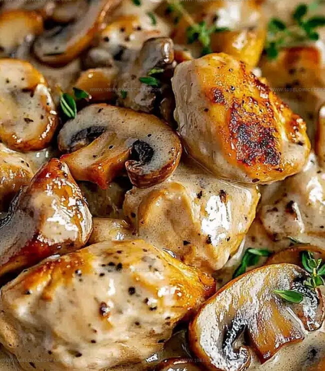 How To Make Creamy Chicken With Mushrooms