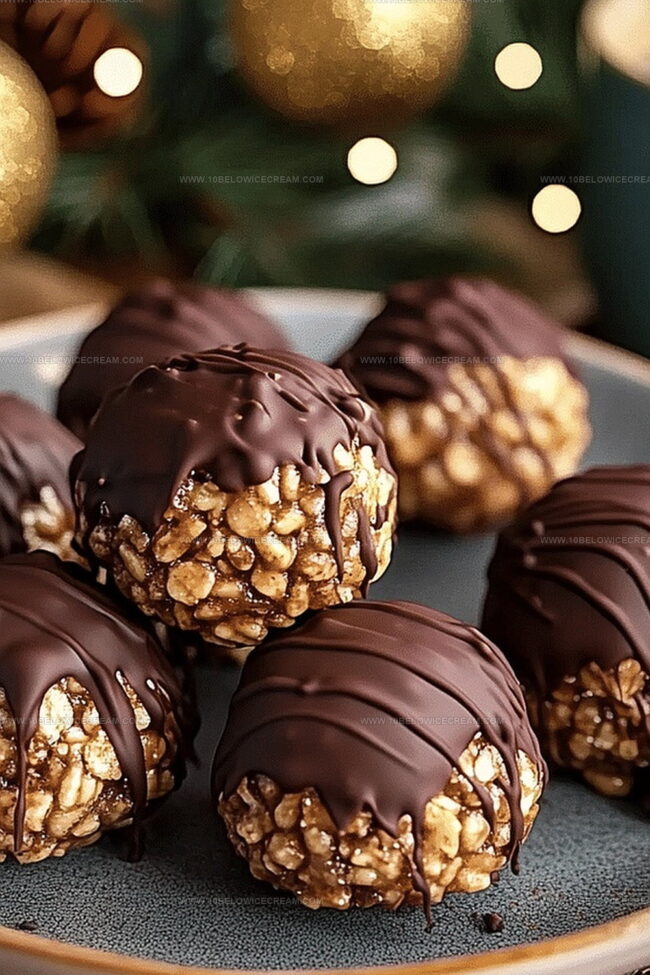 What Makes Chocolate Covered Rice Krispie Peanut Butter Balls a Hit
