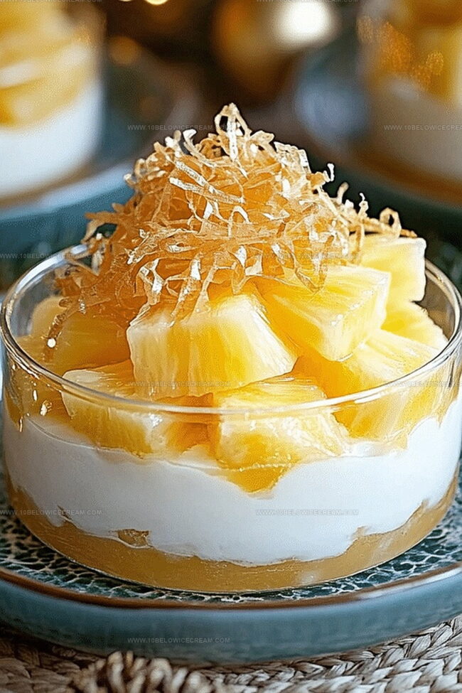 Why No-Bake Pineapple Cream Dessert Is A Tropical Treat