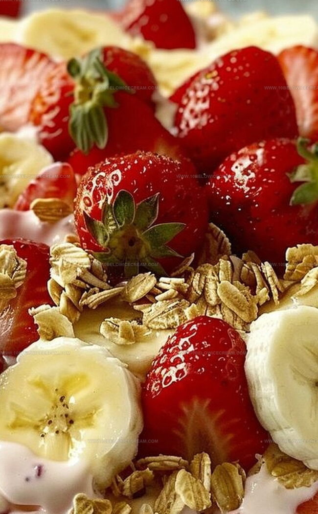 How to Make Strawberry Banana Cheesecake Salad