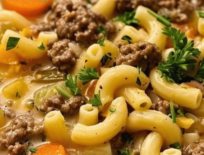 How to Cook One-Pot Macaroni Cheeseburger Soup