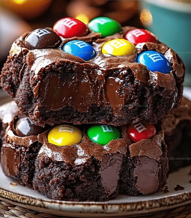 How To Make M&Ms Chocolate Chip Cookie Dough Brownie Bombs
