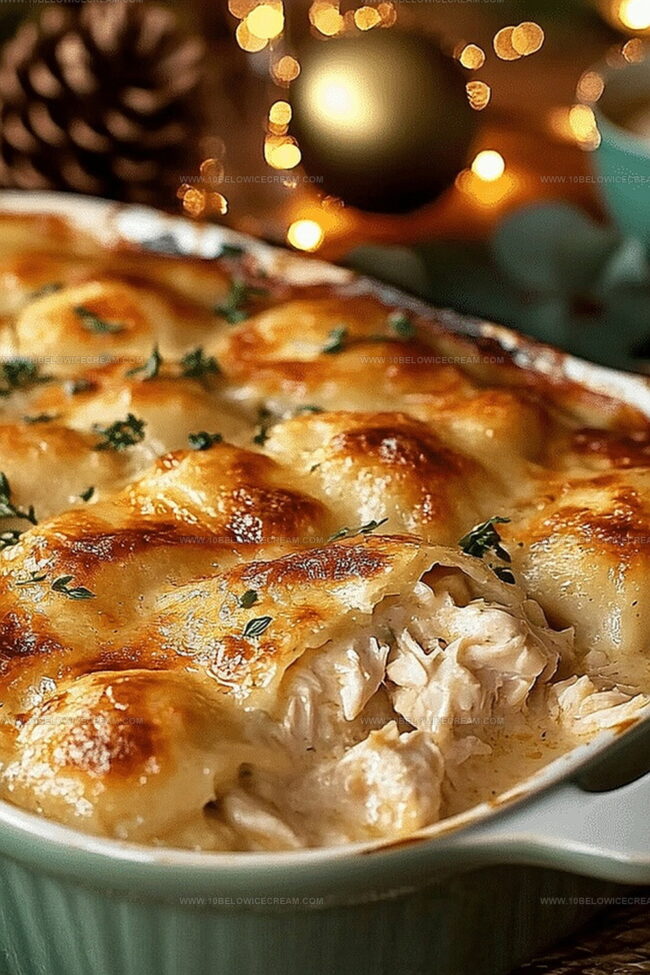 Why Chicken Alfredo Pierogi Casserole Feels So Hearty